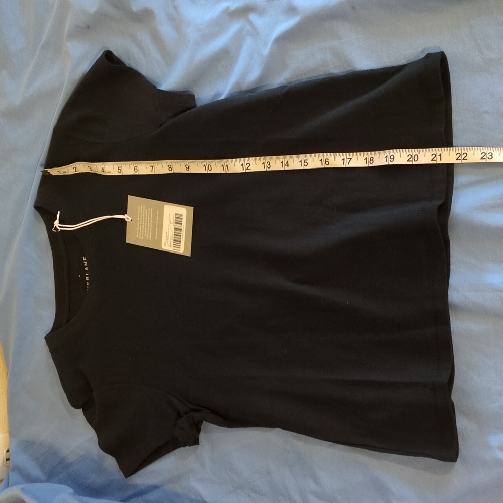 Everlane Black Short Sleeve Tee M NWT - Picture 4 of 5